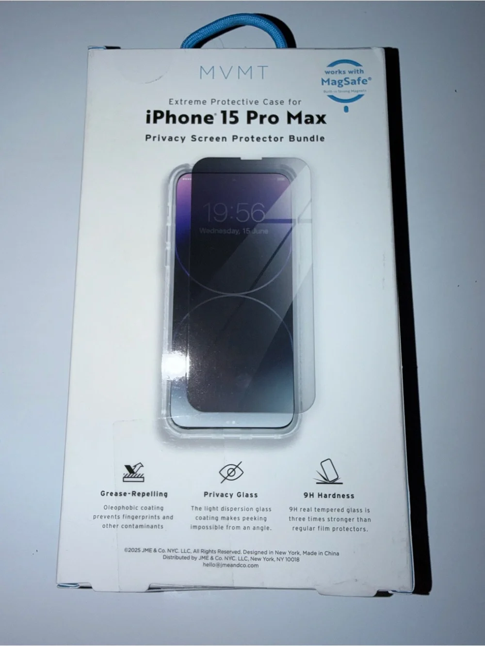 MVMT Extreme MagSafe Clear Protective Case + Privacy Screen Protector for iPhone
